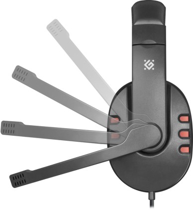 Cuffie da gaming Defender Warhead G-160 nere, cavo 2,5 m