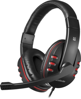Cuffie da gaming Defender Warhead G-160 nere, cavo 2,5 m