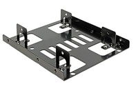 DELOCK Installation frame 3.5inch > 2x 2.5inch 70mm ?&ugrave; 100mm HDD black