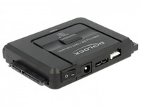 DELOCK Converter USB 3.0 to SATA 6 Gb/s / IDE 40 pin / IDE 44 pin with backup function