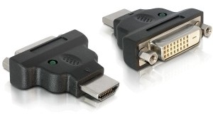 DELOCK adaptor DVI25-Bu > HDMI-St