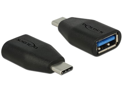DELOCK Adapter SuperSpeed USB 10 Gbps (USB 3.1 Gen 2) USB Type-C  male > Type-A female