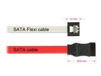 DELOCK 83830 Delock Cable SATA FLEXI 6 Gb/s 10 cm white metal
