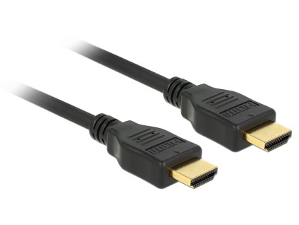 DELOCK Cable High Speed HDMI with Ethernet HDMI A male > HDMI A male 4K 1 m