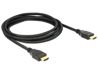 DELOCK Cable High Speed HDMI with Ethernet HDMI A male > HDMI A male 4K 1 m