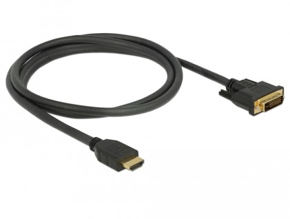 DeLOCK 85653 cavo e adattatore video 1,5 m HDMI tipo A (Standard) DVI Nero