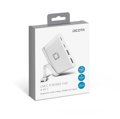 Dicota Hub Usb-C Portable 4-In-1