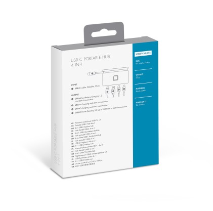 Dicota Hub Usb-C Portable 4-In-1