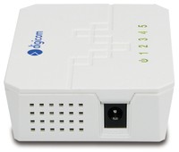Digicom Switch 5 Porte 10/100 Plastica Formato Mini Bianco