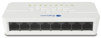 Digicom Switch 8 Porte 10/100 Compatto Bianco