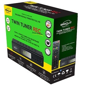 Decoder Digiquest Twin Tuner Small Edition Ricd1201_Se