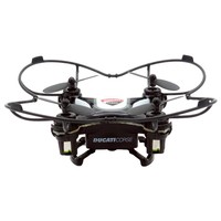 Dromocopter Drone Ducaticorse Nero Batteria Li-Po 5Min Di Volo Cavo Usb X Ricarica Set 4Pz Eliche Ricambio