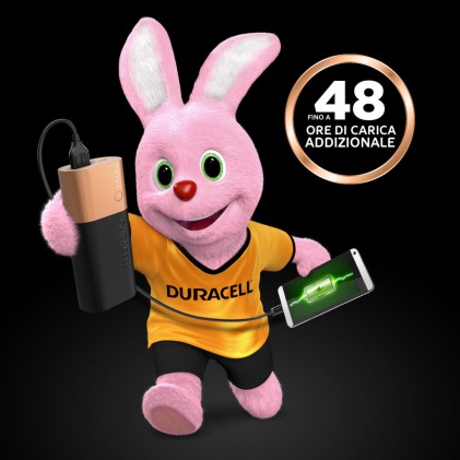 Duracell Powerbank 6700 mAh Nero, Oro