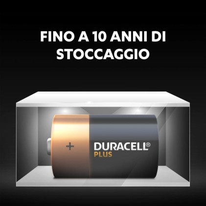 Duracell Plus Batteria monouso D Alcalino