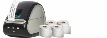 DYMO LabelWriter 550 ValuePack stampate etichette in bundle con etichette multiuso originali
