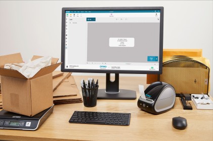 DYMO LabelWriter 550 ValuePack stampate etichette in bundle con etichette multiuso originali