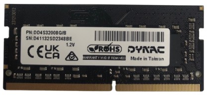 Dynacard Ram 8Gb Ddr4 Sodimm 3200Mhz
