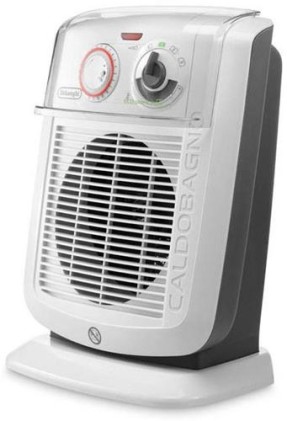 Termoventilatore De Longhi 0114431009 Caldobagno Hbc 3052T Bianco E Gr