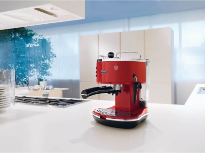 Macchina Caffи Espresso De Longhi Eco311.R Icona Classic Pump Rosso Sc