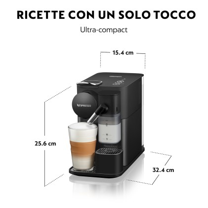 Macchina Caffè Capsule De Longhi Nespresso Lattissima One En510.B