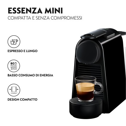 Macchina Caff&egrave; Capsule De Longhi Nespresso Essenza Mini En85.B