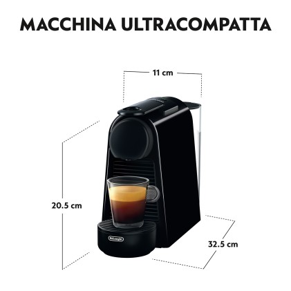 Macchina Caff&egrave; Capsule De Longhi Nespresso Essenza Mini En85.B