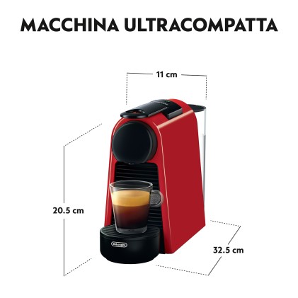 Macchina Caff&egrave; Capsule De Longhi Nespresso Essenza Mini En85.R