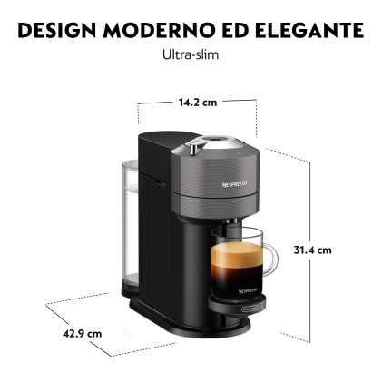 Macchina Caffè Capsule De Longhi Nespresso Vertuo Next Env120.Gy