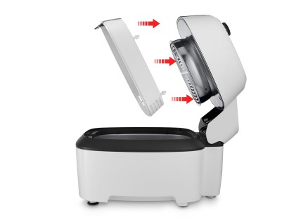 Friggitrice Elettrica De Longhi Idealfry Fh2133W Fh2133