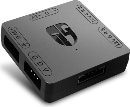 Deepcool Rgb Converter 5V Add-Rgb To 12V Rgb Transfer Hub Dp-Frgb-Chub5-12V