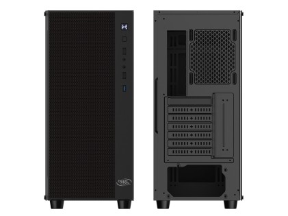 Case DeepCool Mid Tower Matrexx 55 Mesh Gaming ARGB, pannello laterale vetro temperato