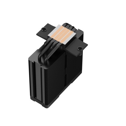 Dissipatore DeepCool AG400 ARGB, Nero, display superiore controllo temperatura