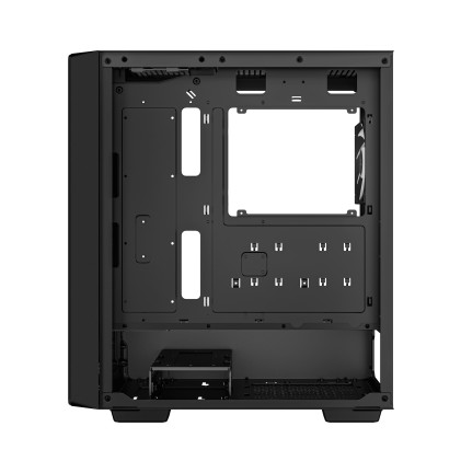 Case DeepCool Mid Tower CC560 ARGB V2 Black, 4 ventole da 120 ARGB