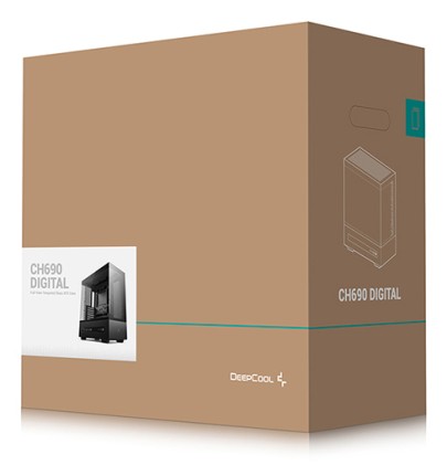 Deepcool Case Mid Tower CH690 Digital TG
