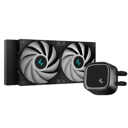 Dissipatore DeepCool LE520 a liquido AIO ARGB con 2 ventole da 12cm NERO