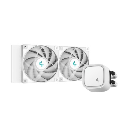 Dissipatore DeepCool LE520 a liquido AIO ARGB con 2 ventole da 12cm BIANCO