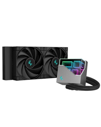 Dissipatore a liquidio Deepcool LT520, 240mm, doppia ventola, specchio multidimensionale