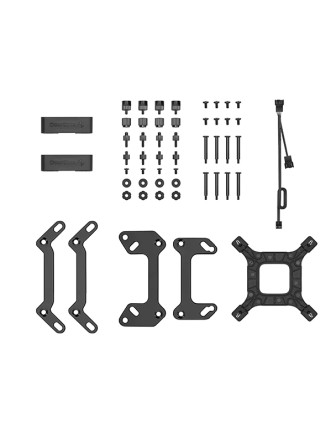 Dissipatore a liquidio Deepcool LT520, 240mm, doppia ventola, specchio multidimensionale