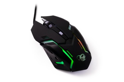 Deep Gaming DG-KTRAA-10 tastiera Mouse incluso USB QWERTY Spagnolo Nero