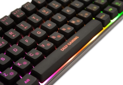 Deep Gaming mini TM065 tastiera USB QWERTY Spagnolo Nero