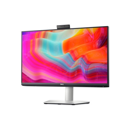 Dell Monitor 23,8 Led Ips Fhd 5Ms, Pivot, Webcam, Usb-C, Dp/Hdmi, Multimediale, S2422Hz