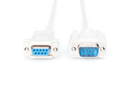 Cavo Prolunga Seriale Rs232 Pin-To-Pin (Modem Cable) 9 Poli Maschio/Femmina Mt.2