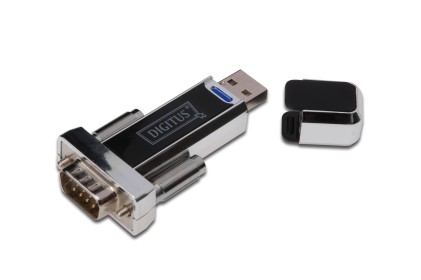 Convertitore Da Pc Usb 1.1 Con Porta Tipo &#34;A&#34;  - Porta Seriale Rs232 9  Pin Maschio
