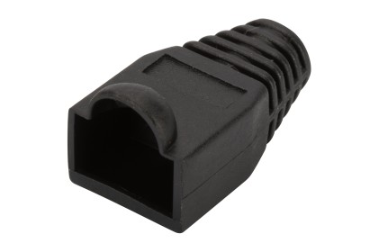 Copriconnettore Per Plug Rj45 Nero (A-Mot 8/8)