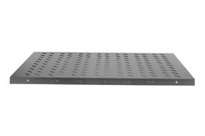 Ripiano Universale Per Armadio Rack 19" Profondità 735 Mm. Allungabile Colore Nero