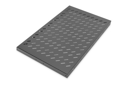 Ripiano Universale Per Armadio Rack 19" Profondità 735 Mm. Allungabile Colore Nero