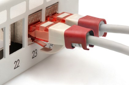 Digitus Confezione 100 Pezzi Clip Colorate Per Cavi Di Rete - Rosso