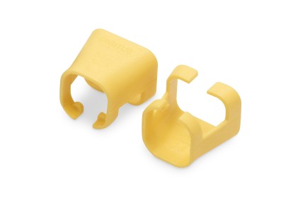 Digitus Confezione 100 Pezzi Clip Colorate Per Cavi Di Rete - Giallo