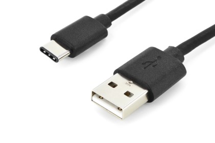 Cavo Usb 2.0 Tipo-C - A 1,80 Mt, 3A, 480Mb Colore Nero