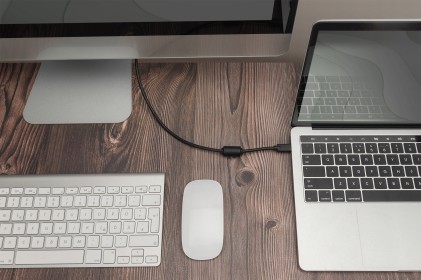 Cavo Usb Tipo-C / Displayport Maschio/Maschio 2 Mt 4K/60Hz, 32,4 Gb Nero